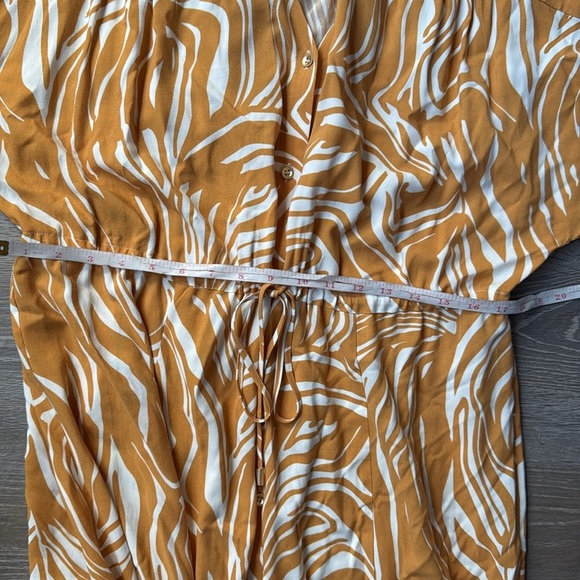 Soft Surroundings zebra print midi shirt dress XL - Picture 12 of 14